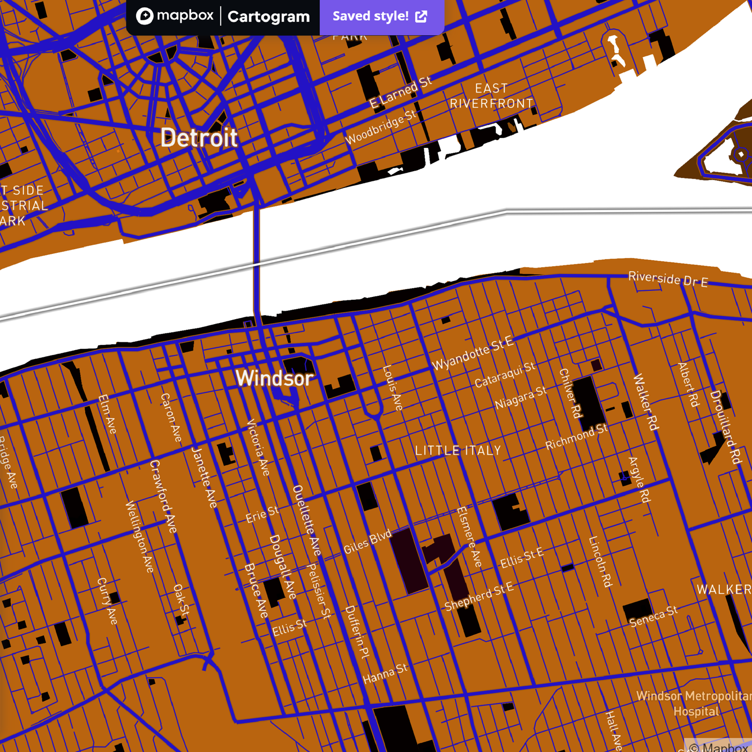 The location I chose in this image is Windsor, where I had my secondary school life, and the color is extracted from the school's logo, orange and blue