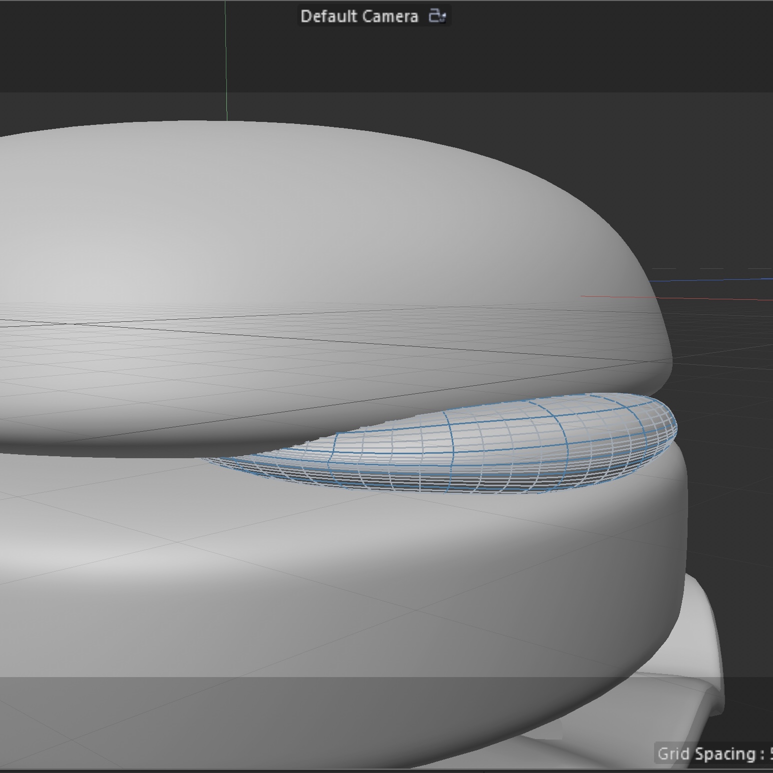 Try use semetry tool to make two tomatos