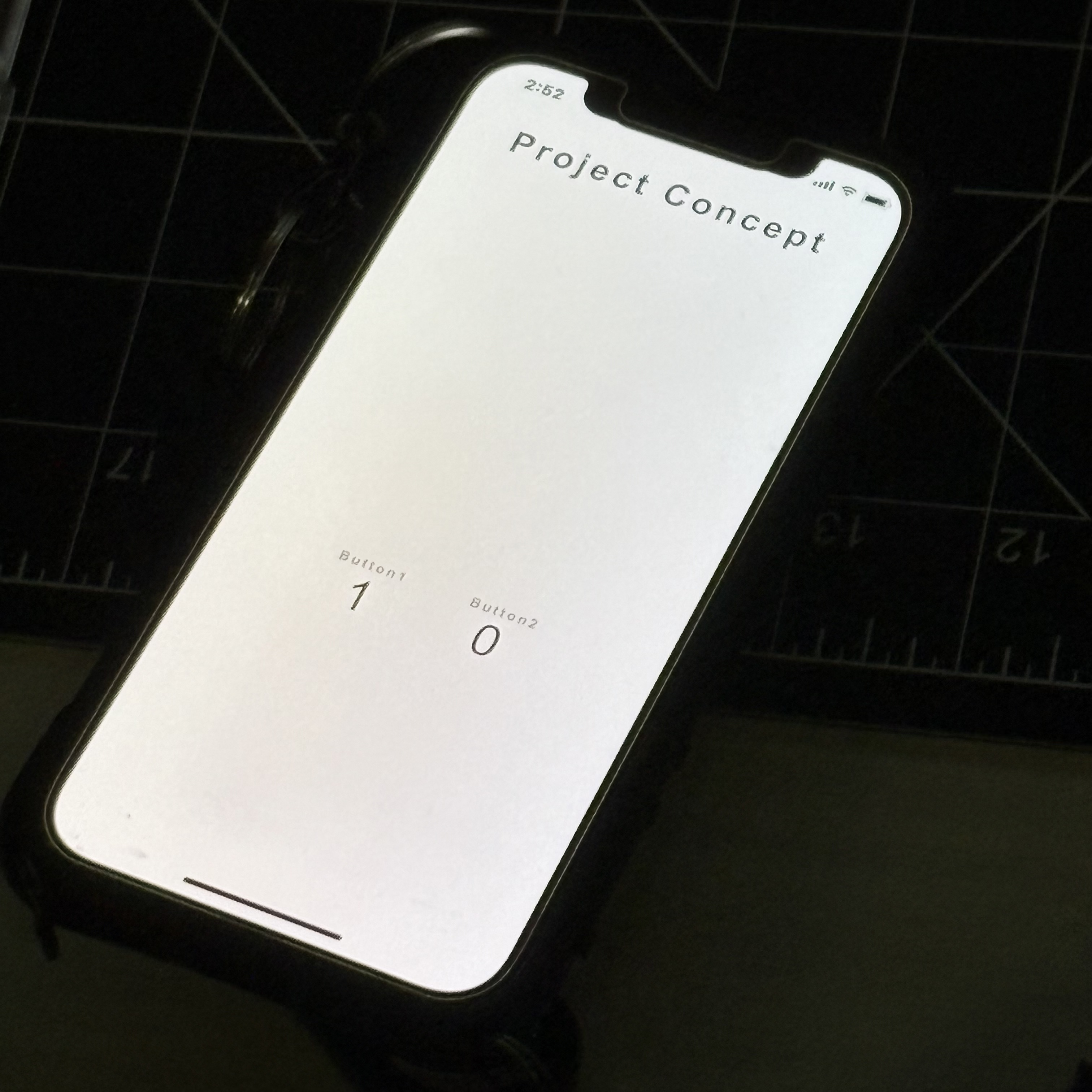 The number increase everytime the sensor is touched.